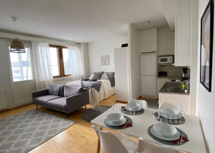 Kodikas Rovaniemen Keskustassa アパート